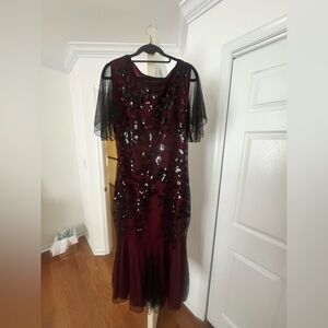 Womens Midaxi Evening Dress